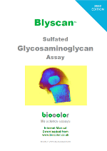 Glycosaminoglycan, Blyscan Assay Manual